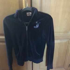 Vintage Juicy Couture Velour hooded Sweatshirt, size M